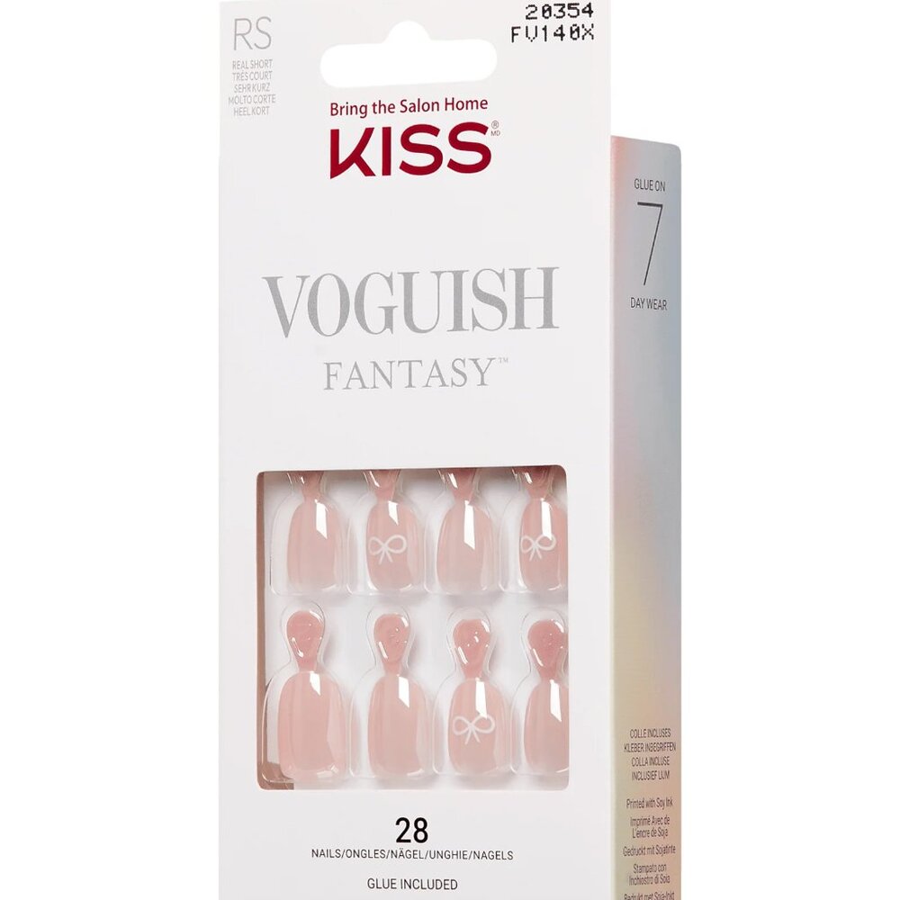 KISS Voguish Fantasy Nails Real Short Length - Midnight City